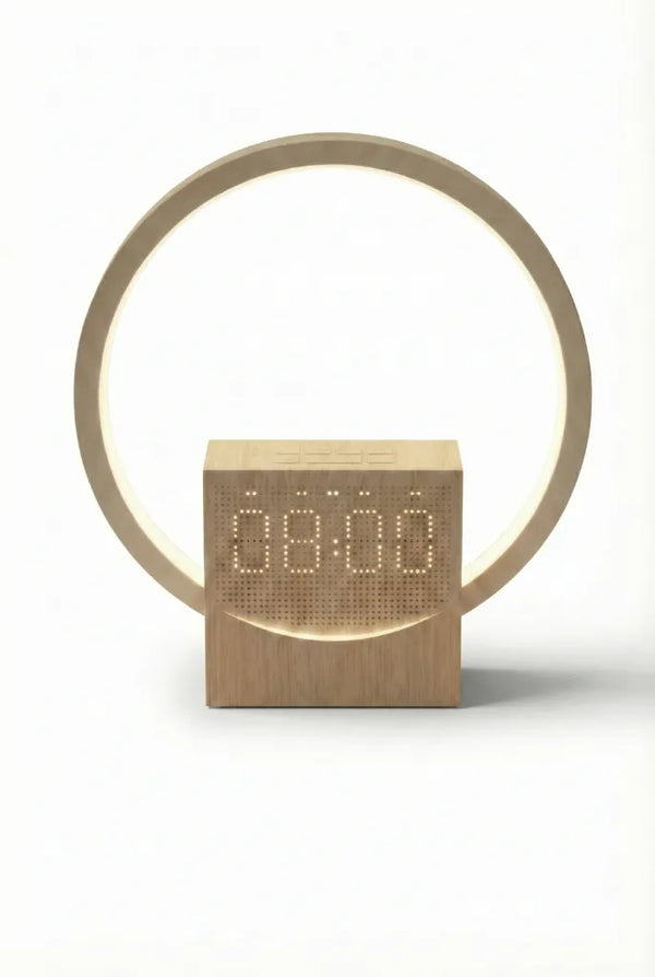 Réveil Luminothérapie Avec Simulation D'aube Et Haut-Parleur Bluetooth Pour Bureau / Chambre à Coucher